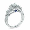 Thumbnail Image 1 of Vera Wang Love Collection 1.45 CT. T.W. Princess-Cut Diamond Three Stone Engagement Ring in 14K White Gold