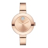 Thumbnail Image 0 of Ladies' Movado Bold® Crystal Rose-Tone Bangle Watch (Model: 3600202)