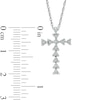 Thumbnail Image 1 of Diamond Accent Cross Pendant in Sterling Silver
