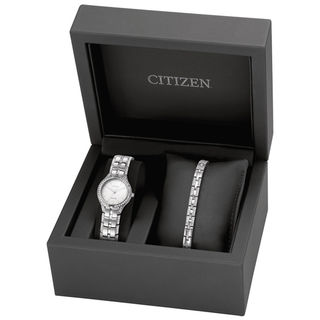 Citizen ladies watch and bracelet best sale set