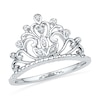 Thumbnail Image 0 of Diamond Accent Tiara Ring in Sterling Silver