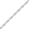 Thumbnail Image 0 of 0.50 CT. T.W. Diamond Infinity Link Bracelet in Sterling Silver - 7.25"