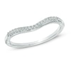 Thumbnail Image 0 of Diamond Accent Chevron Midi Ring in Sterling Silver