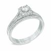 Thumbnail Image 1 of 0.45 CT. T.W. Certified Canadian Diamond Frame Bridal Set in 14K White Gold (I/I2)
