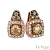 Thumbnail Image 0 of Le Vian Chocolate Diamonds® 0.44 CT. T.W. Diamond Frame Drop Earrings in 14K Strawberry Gold™