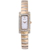 Thumbnail Image 0 of Ladies' Bulova Crystal Accent Rose-Tone Watch with Rectangular Mother-of-Pearl Dial (Model: 98L205)