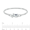 Thumbnail Image 1 of Vera Wang Love Collection 0.23 CT. T.W. Diamond "Love" Bangle in Sterling Silver