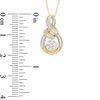 Thumbnail Image 1 of 0.25 CT. T. W. Diamond Composite Infinity Pendant in 10K Gold