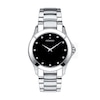 Thumbnail Image 0 of Men's Movado Masino™ Stainless Steel Watch with Black Dial (Model: 606185)