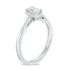 Thumbnail Image 1 of 0.60 CT. T.W. Certified Canadian Diamond Frame Engagement Ring in 14K White Gold (I/I1)
