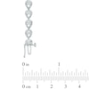 Thumbnail Image 1 of 0.45 CT. T.W. Diamond Teardrop Link Bracelet in 10K White Gold - 7.25"
