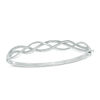 Thumbnail Image 0 of 0.30 CT. T.W. Diamond Loose Braid Bangle in Sterling Silver