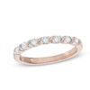 Thumbnail Image 0 of 0.30 CT. T.W. Diamond Seven Stone Anniversary Band in 10K Rose Gold