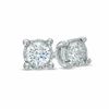 Thumbnail Image 0 of 0.10 CT. T.W. Diamond Solitaire Stud Earrings in 10K White Gold