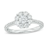 Thumbnail Image 0 of 1.00 CT. T.W. Diamond Flower Engagement Ring in 14K White Gold