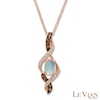 Thumbnail Image 0 of Le Vian® Opal and 0.17 CT. T.W. Diamond Infinity Twist Pendant in 14K Strawberry Gold™