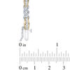 Thumbnail Image 1 of 0.70 CT. T.W. Diamond Double Twist Bracelet in 10K Two-Tone Gold - 7.25"