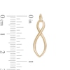 Thumbnail Image 1 of Infinity Drop Earrings in 10K Gold