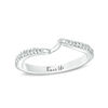 Thumbnail Image 0 of Ever Us™ 0.12 CT. T.W. Diamond Contour Band in 14K White Gold