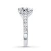 Thumbnail Image 3 of Ever Us™ 2.00 CT. T.W. Two-Stone Diamond Bypass Ring in 14K White Gold
