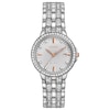 Thumbnail Image 0 of Ladies' Citizen Eco-Drive® Silhouette Crystal Watch With Silver-Tone Dial (Model: EW2340-58A)