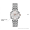 Thumbnail Image 1 of Ladies' Citizen Eco-Drive® Silhouette Crystal Watch With Silver-Tone Dial (Model: EW2340-58A)