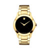 Thumbnail Image 0 of Men's Movado Masino Gold-Tone PVD Watch with Black Dial (Model: 0607034)