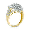 Thumbnail Image 1 of 2.00 CT. T.W. Composite Diamond Starburst Ring in 10K Gold