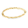 Thumbnail Image 0 of 5.0mm Twist Hinged Bangle in 10K Gold