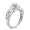 Thumbnail Image 1 of 0.50 CT. T.W. Diamond Bypass Twist Engagement Ring in 10K White Gold