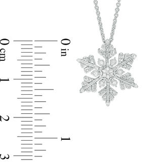 Peoples jewellers snowflake necklace deals