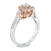 Thumbnail Image 1 of 0.45 CT. T.W. Diamond Frame Ring in 10K Two-Tone Gold