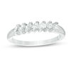 Thumbnail Image 0 of 0.37 CT. T.W. Marquise Diamond Seven Stone Slant Anniversary Band in 10K White Gold