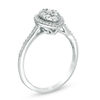 Thumbnail Image 1 of 0.30 CT. T.W. Multi-Diamond Pear-Shaped Frame Engagement Ring in 10K White Gold