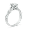 Thumbnail Image 1 of 0.70 CT. T.W. Diamond Twist Engagement Ring in 14K White Gold