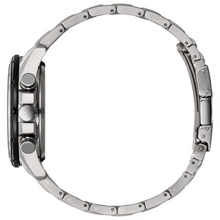 Men's Citizen Eco-Drive® Perpetual Chrono A-T Super Titanium™ Watch with Black Dial (Model: CB5908-57E)|Peoples Jewellers