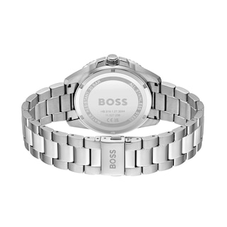 Men's Hugo Boss Ace Two-Tone Watch with Blue Dial (Model: 1513916)|Peoples Jewellers
