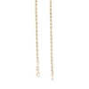 Thumbnail Image 2 of 2.65mm Evergreen Rope Chain Necklace in Hollow 10K Gold - 20"