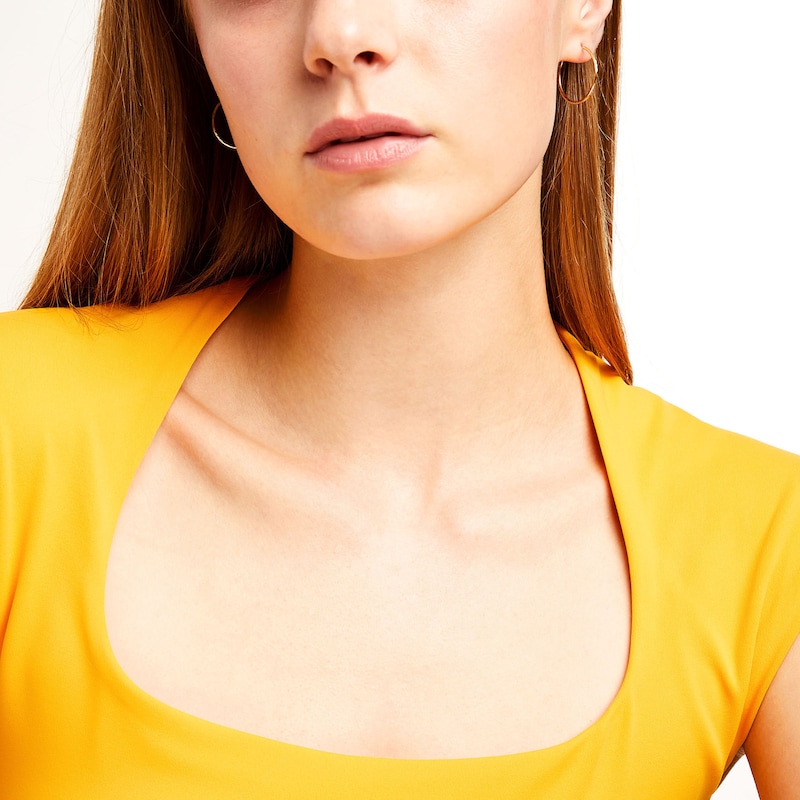 Main Image 2 of Continuous 20.0mm Hoop Earrings in 14K Gold