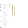 Thumbnail Image 3 of Continuous 20.0mm Hoop Earrings in 14K Gold