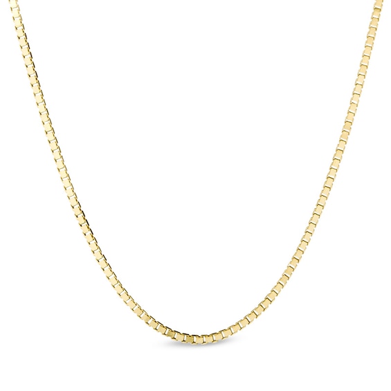 10K Gold .52mm Box Chain Necklace