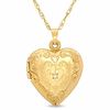 Thumbnail Image 0 of Diamond Accent Heart Locket in 10K Gold