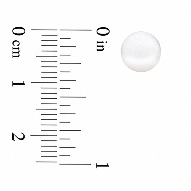 Main Image 2 of 7.0-7.5mm Akoya Cultured Pearl Stud Earrings in 14K Gold
