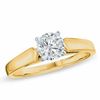0.30 CT. Diamond Solitaire Crown Royal Engagement Ring in 14K Gold (J/I2)