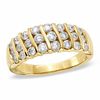 CT. T.W. Diamond Three Row Wedding Band in 14K Gold