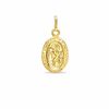 Thumbnail Image 1 of 10K Gold Oval St. Christopher Medal Charm