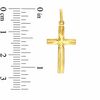 Thumbnail Image 1 of 10K Gold Sunburst Cross Charm