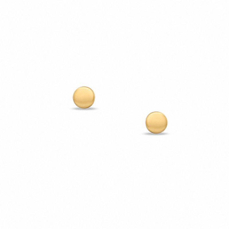 4.0mm Ball Stud Earrings in 14K Gold|Peoples Jewellers