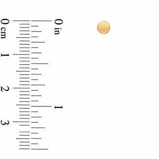4.0mm Ball Stud Earrings in 14K Gold