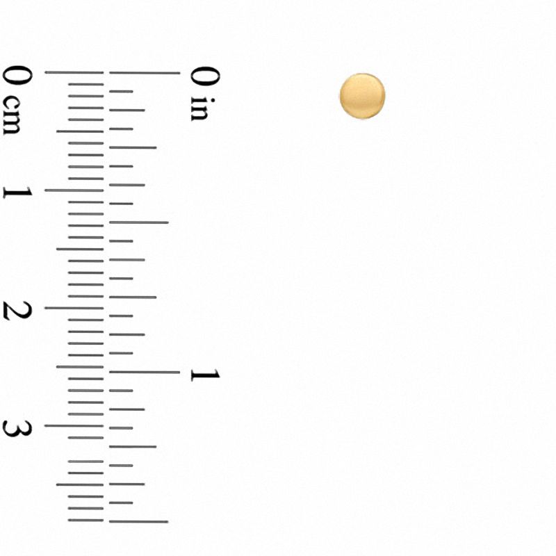 Main Image 2 of 4.0mm Ball Stud Earrings in 14K Gold